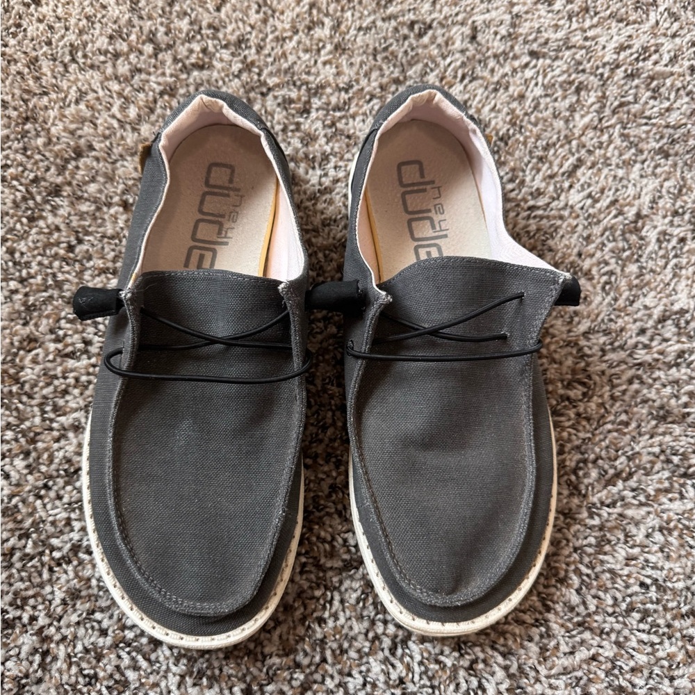 Hey Dude - Womens Wendy Charcoal Grey